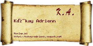 Kókay Adrienn névjegykártya